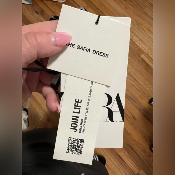 NWT Zara The Safia Dress in Abstract Zebra Print - Picture 7 of 7